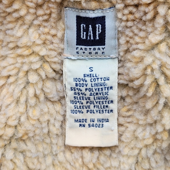 Gap Jean Jacket Sherpa Lined S - Picture 7 of 7